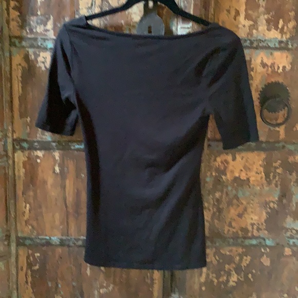 Elle black criss cross top - Picture 3 of 4